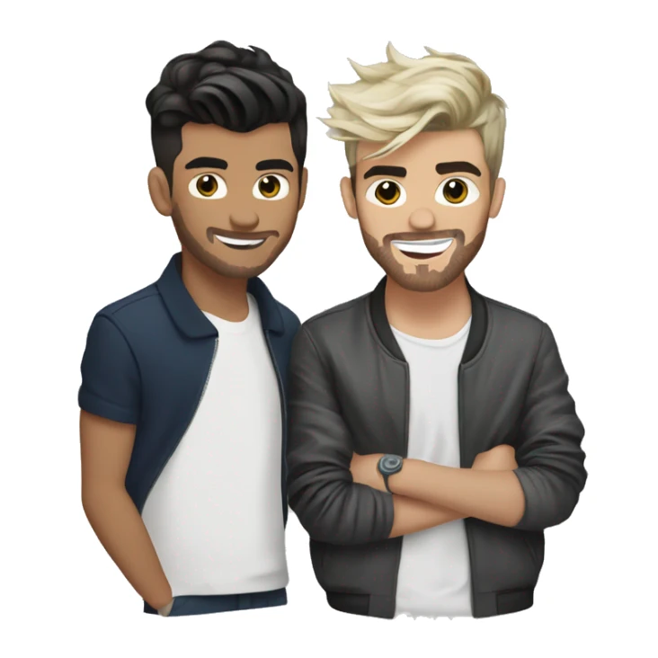 louis tomlinson and zayn malik  sticker