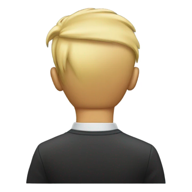 Back of the head sticker