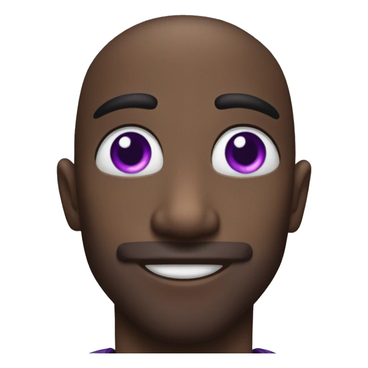 Purple Heart eyes sticker