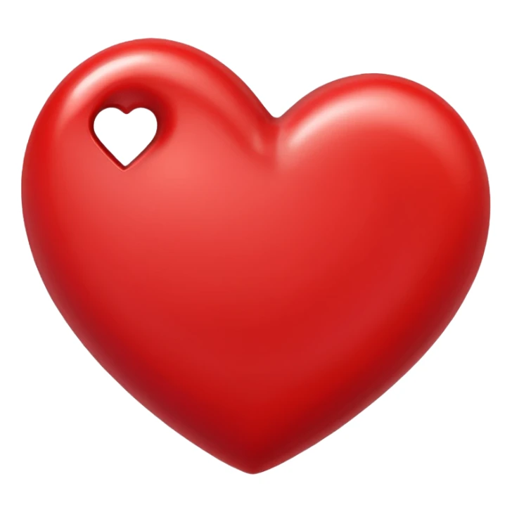 A red heart with the letter "J" in it sticker