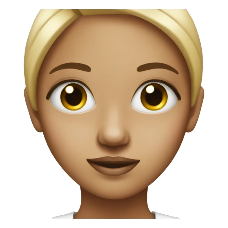 clean girl with eye paches  sticker