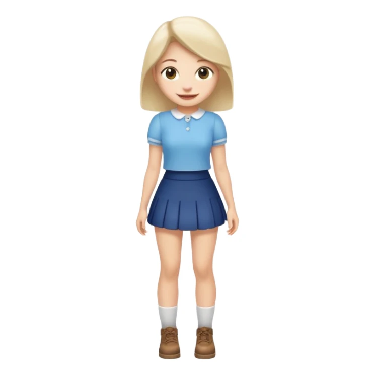 Jennie full body in shortest skirt sticker