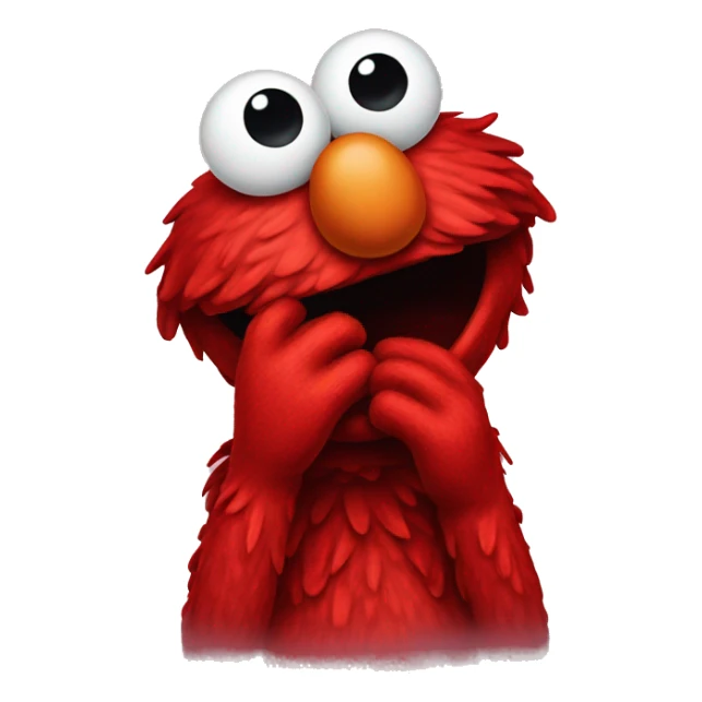 Elmo crying sticker