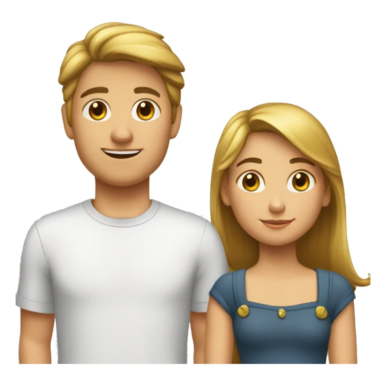 Garçon et fille  sticker