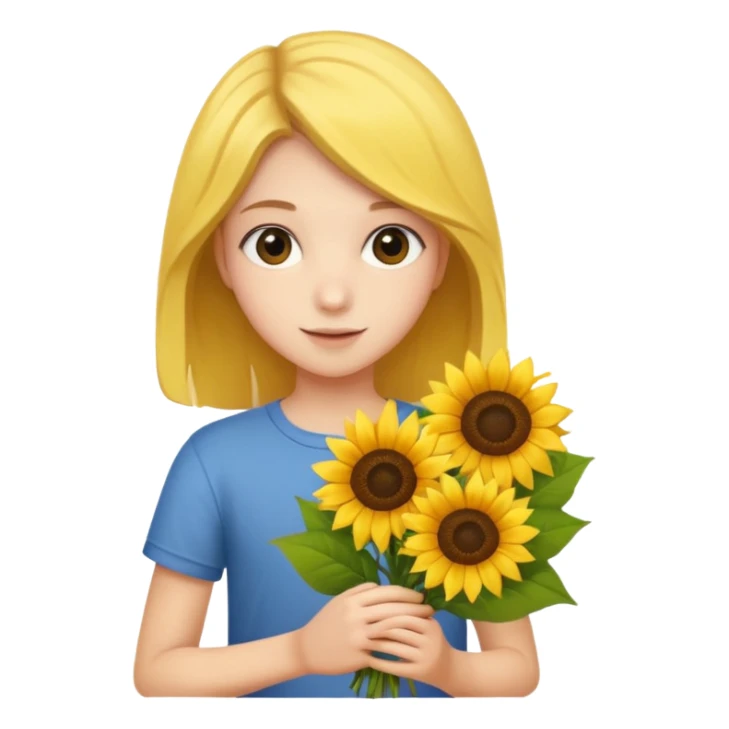 Teen with sunflower bouquet


























 sticker