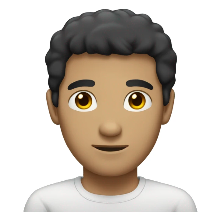 white man with black hair  standing with hands crossed sticker