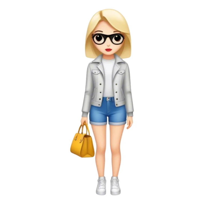 Fashion girl sticker