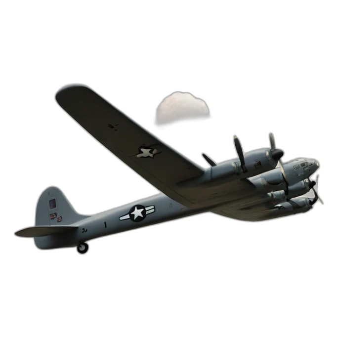 B-29 qui lache la bombe atomique sur Hiroshima sticker