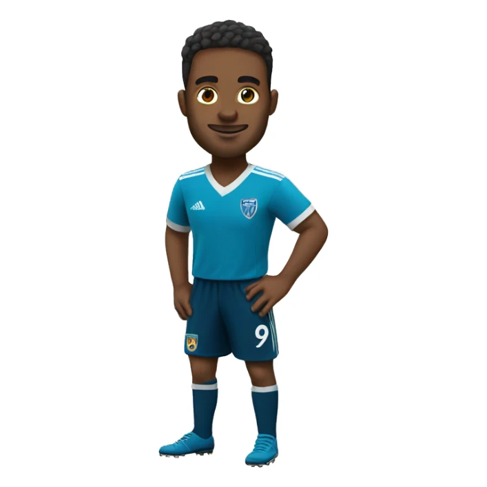 jogador de futebol sticker
