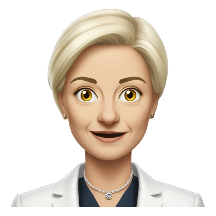 hyper realistic Kaya Kallas European Union sticker