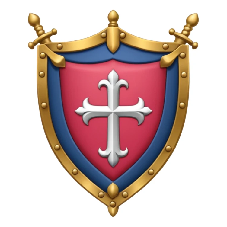 brasão sangrando medieval rosa de sangue vermelha sticker