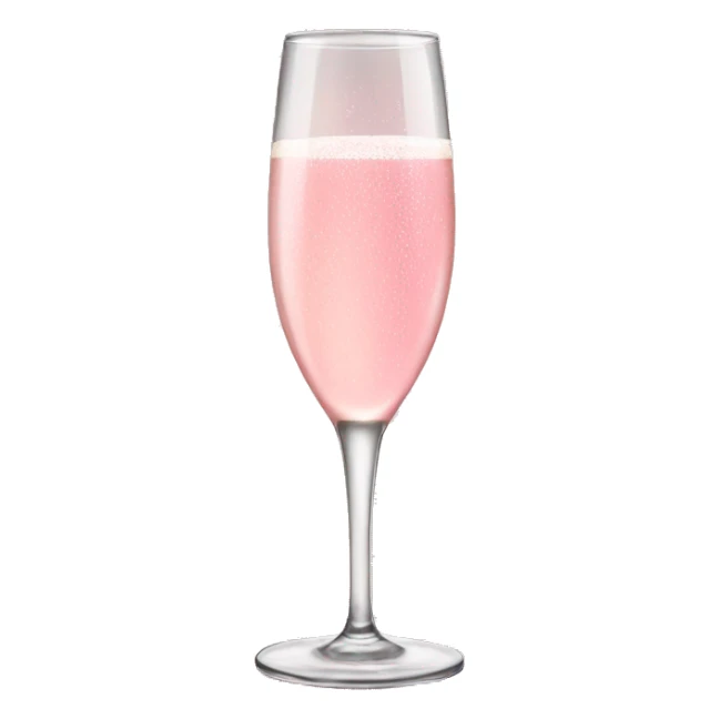 Pink champagne sticker