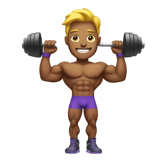 bodybuilder sticker