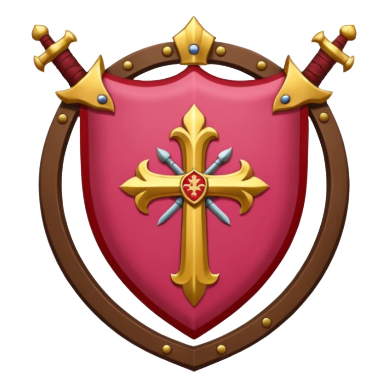 brasão sangrando medieval rosa de sangue vermelha sticker