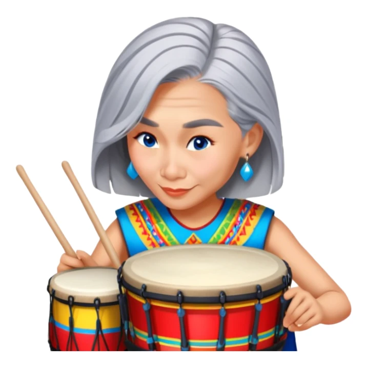 Festive Drummer sticker