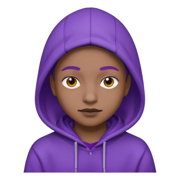 purple user with no face sticker