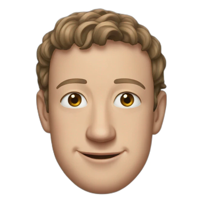 Mark Zuckerberg. Meta sticker