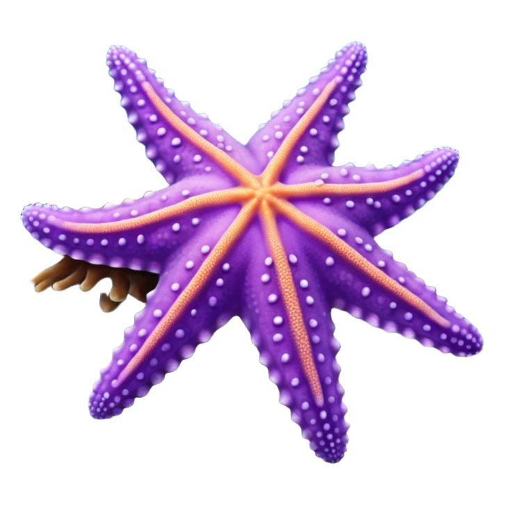 Realistic, still life, Purple sea star, Pisaster ochraceu sticker