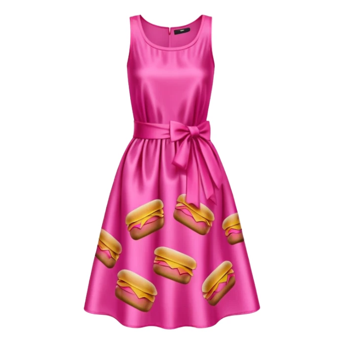 BETSEY JOHNSON STYLE SPAM print dress sticker