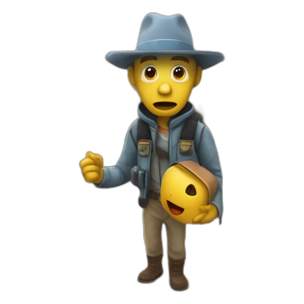 illegal aliens crossing border by the thousands but if they were really aliens from outer space emoji, 3d, pixar cartoon style sticker