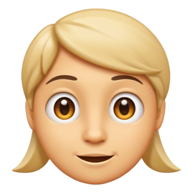 cartoonish figure with a prominent backside glancing sideways with a mischievous look, emoji style sticker