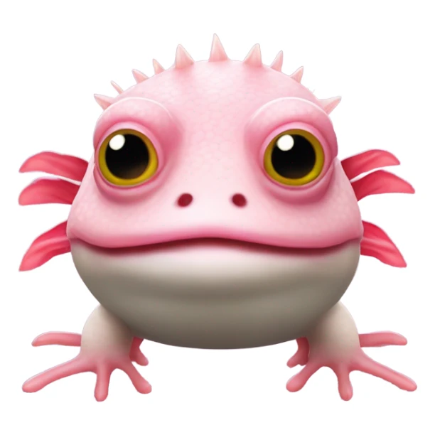pepe but as an axolotl sticker