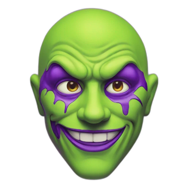 lemon-green-and-purple-neon-joker sticker