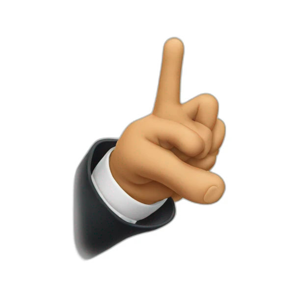 Trump gang sign sticker