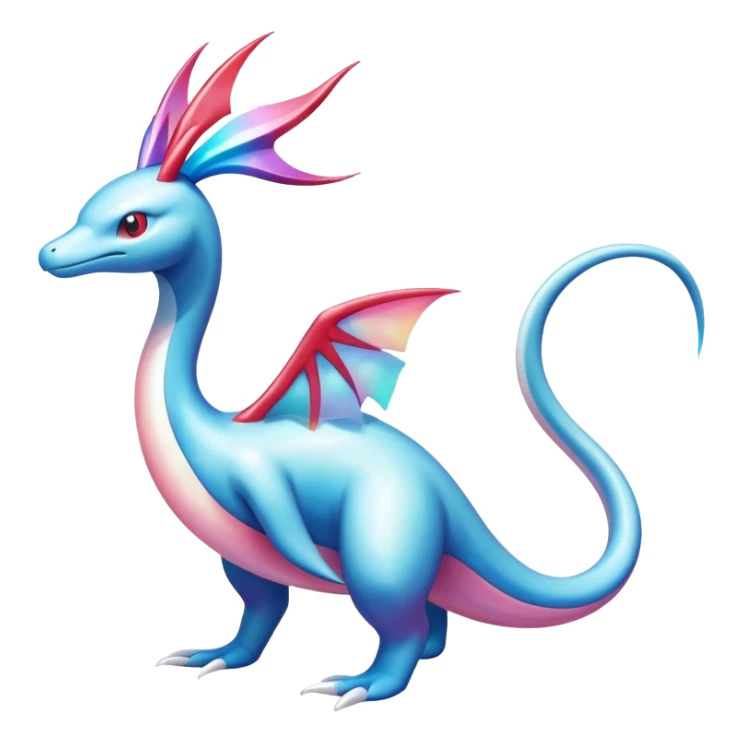 Dragonair-Latios-Milotic-Fakémon-hybrid-creature (full body)  sticker