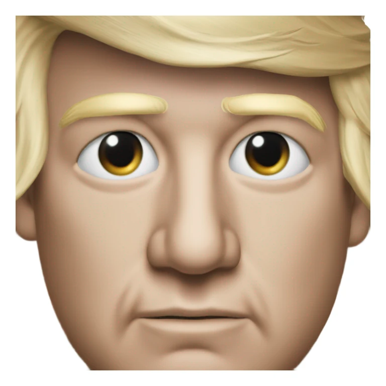 Donald trump with Apple Vision Pros on sticker