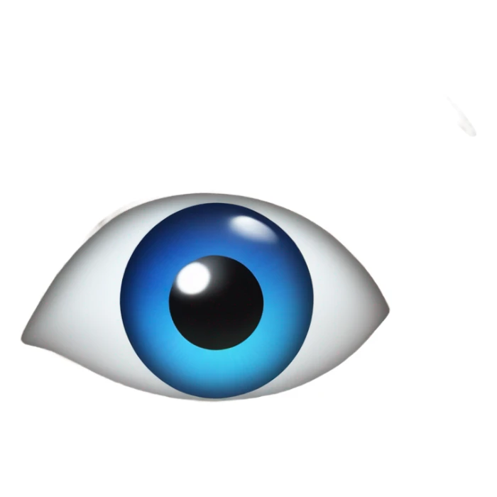 blue eye emoji sticker
