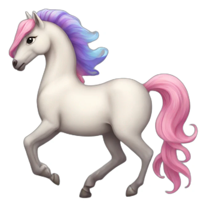 Mermaid horse sticker