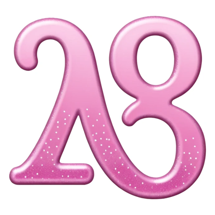 birthday sign in pink and white sticker