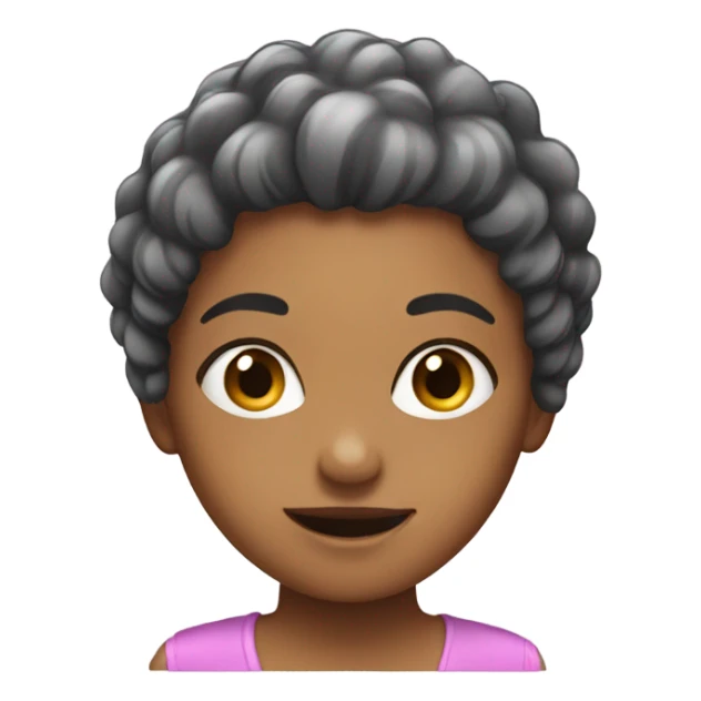 Girl with shampoo on hair sticker