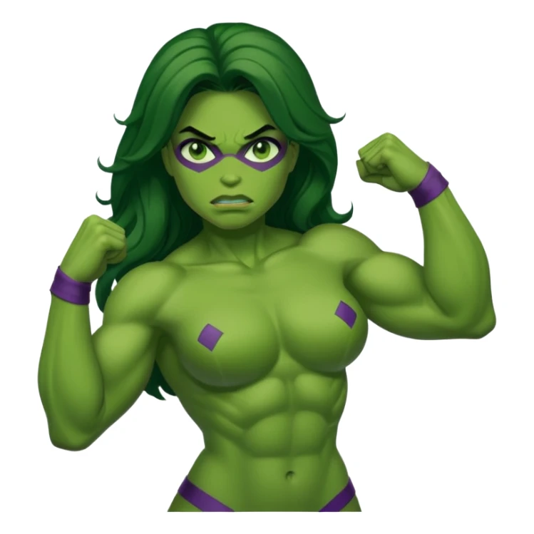 Nude she hulk sticker
