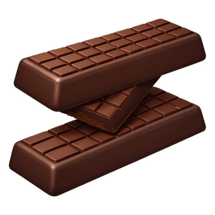 Bar of chocolate  sticker