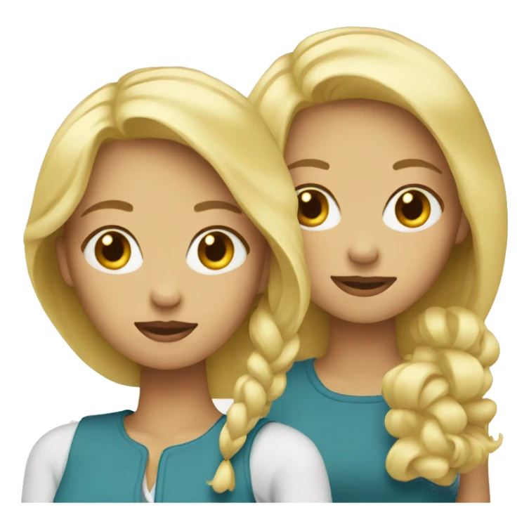 two blondes  sticker
