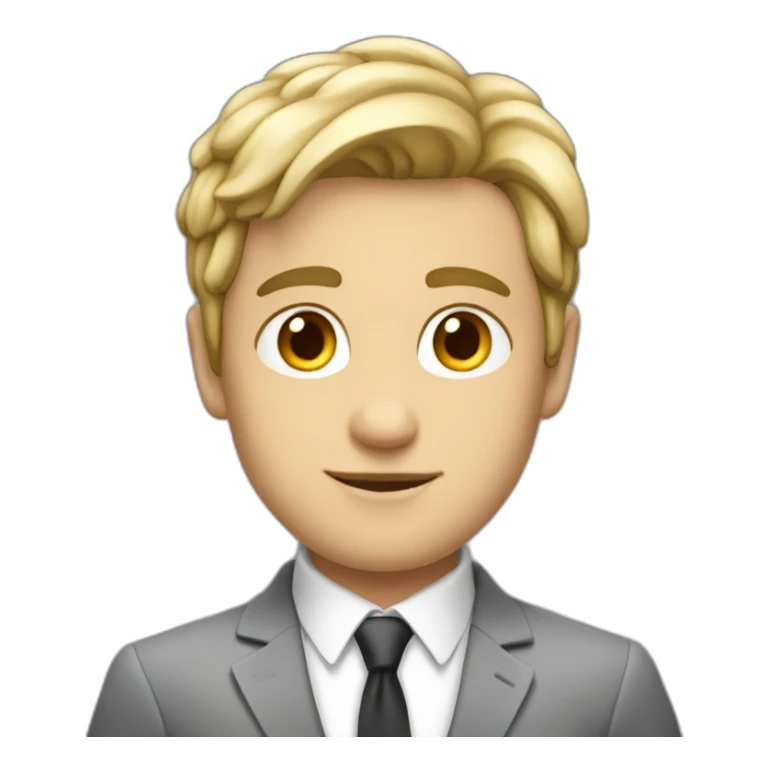 Posh-boy-with-gray-suit-and-1-million-euro sticker