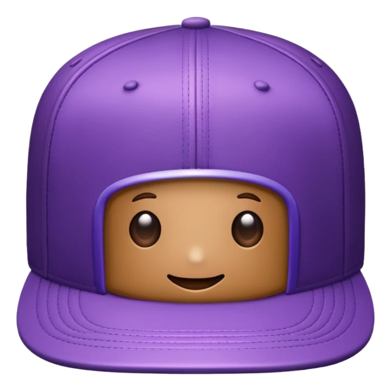 A plastic brown ball cap and the long rectangle purple. And looks like a BFDI style sticker