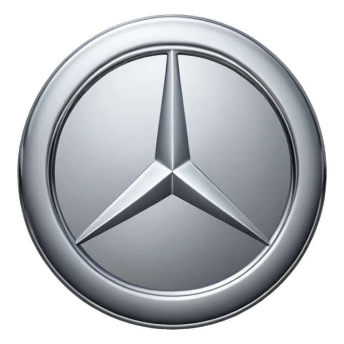 Make a Mercedes Benz logo emoji pls NO STAR JUST LOGO sticker