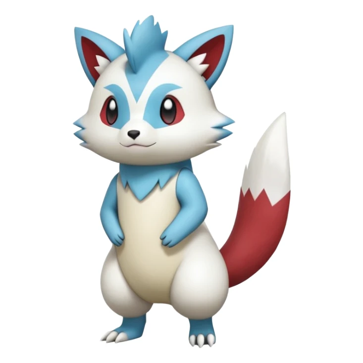 Dewott-Oshawott-Furret-Zangoose-Hybrid (full body) sticker