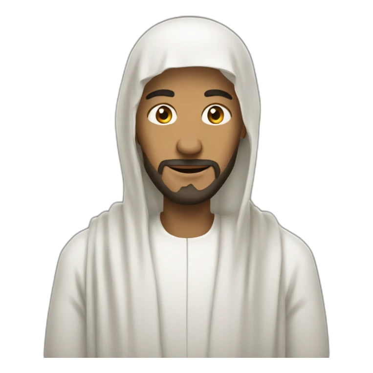 personne qui prie en islam sticker