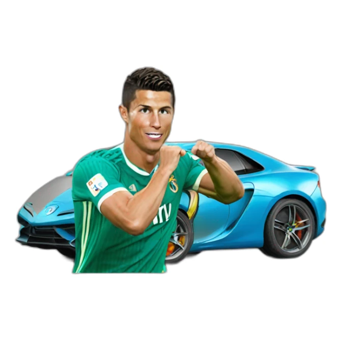 Cristiano Ronaldo faire siuuu sticker