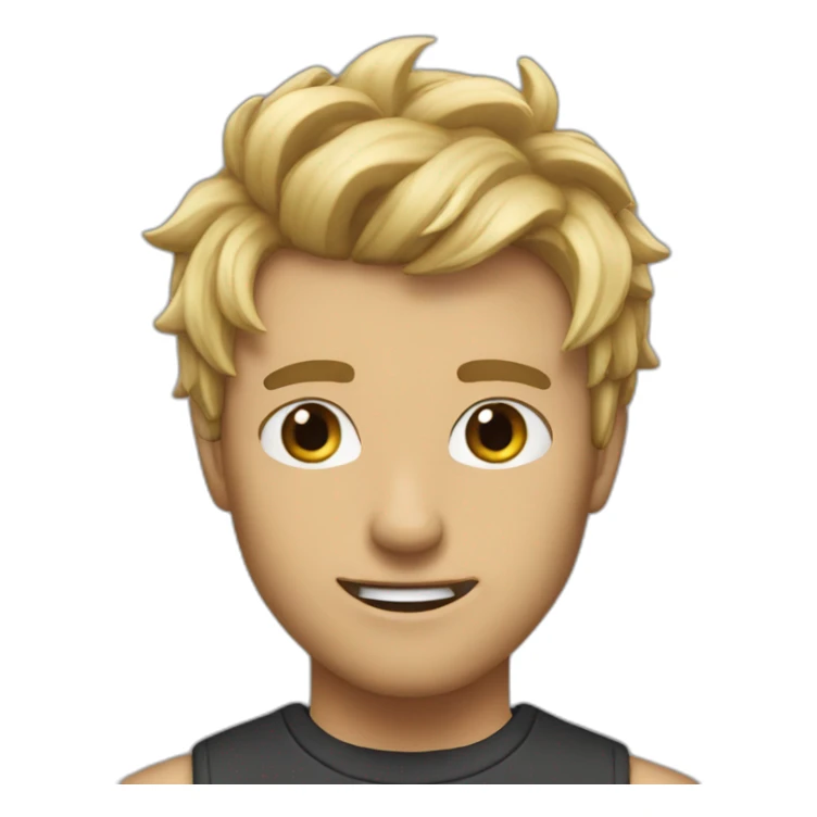 fuck my shit up guy bad haircut sticker