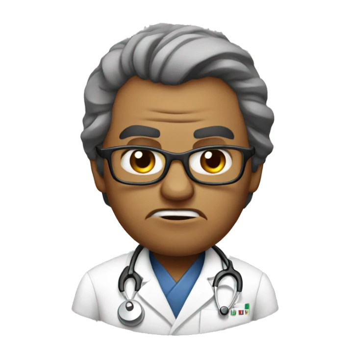 Angry revolutionary doctor sticker