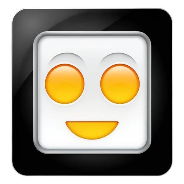 led light panel no emoji no face sticker