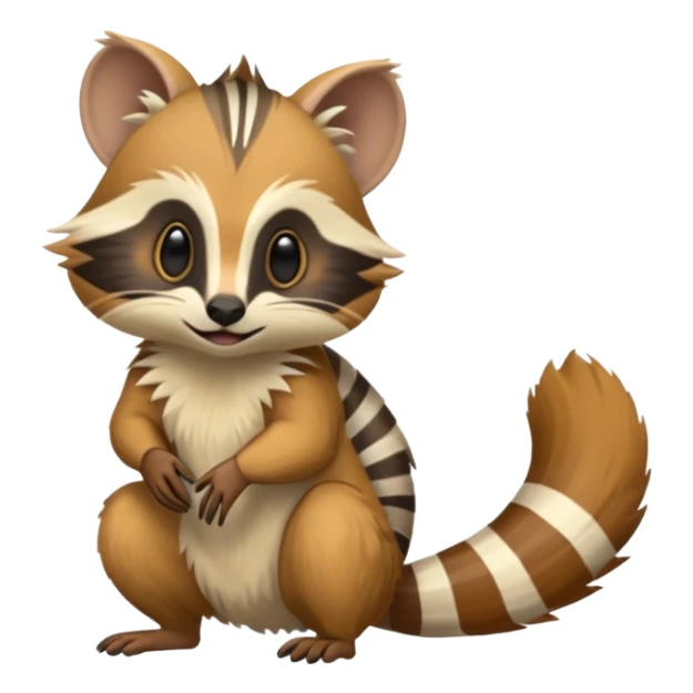 Cacomistl-Tamarin-Numbat-Coala-hybrid (full body) sticker