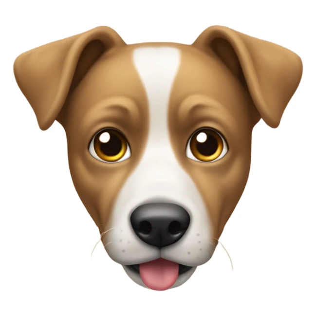 Perro con anteojos y una palta sticker