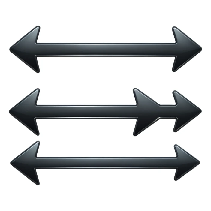 Music arrow Play buttons black sticker