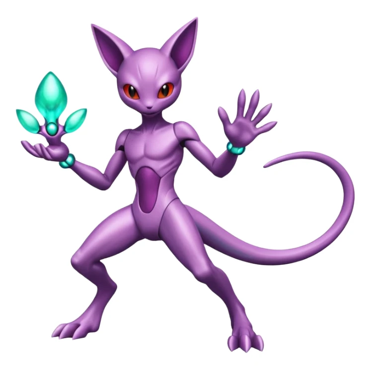 Mewtwo-Genesect-Deoxys-Espeon-alien-hybrid-fusion sticker